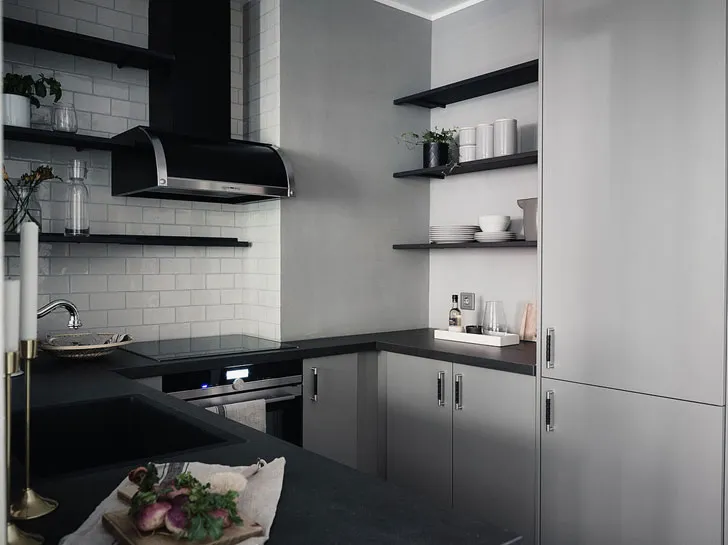 Scandinavian Interior in Dark Tone (49 sq. m) - 6