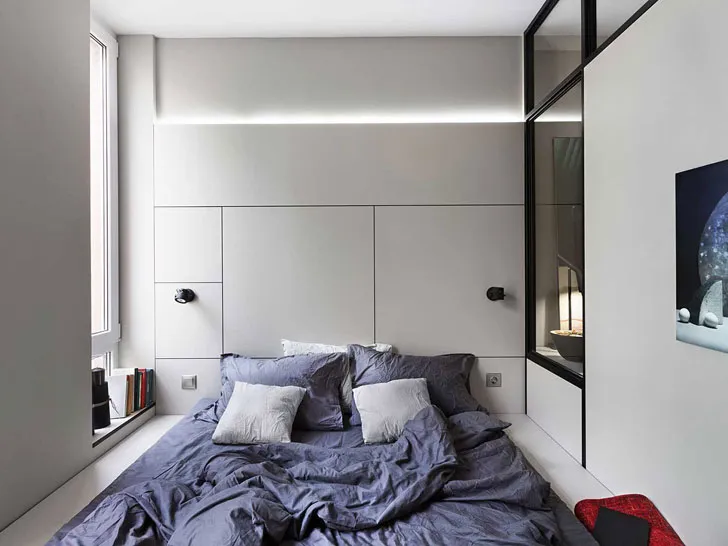 Small Apartment in Bold Color Scheme in Kyiv (38 sqm) - 17