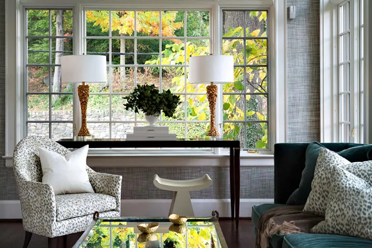 Monochrome Interior with Vibrant Accents in the USA - 2