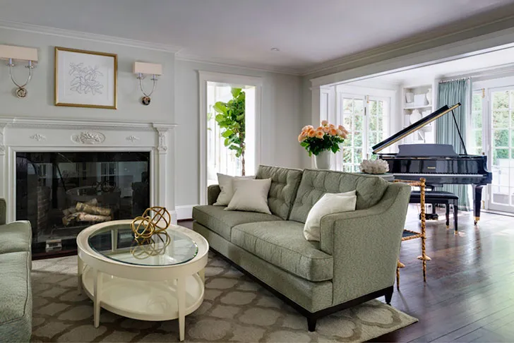 Monochrome Interior with Vibrant Accents in the USA - 3