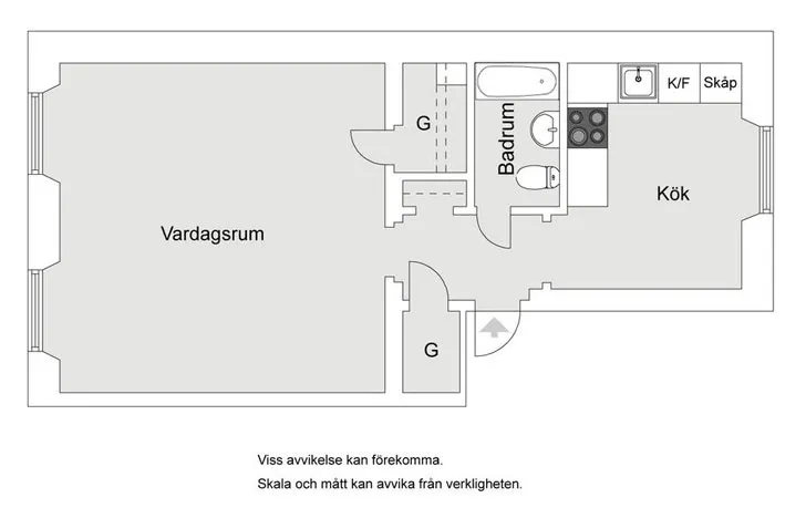 Design of Small Spaces: Open Interior of a 44 sq. m Apartment - 13