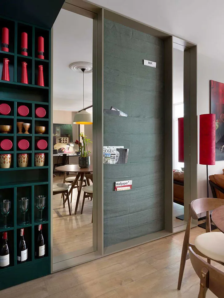 Small Apartment in Bold Color Scheme in Kyiv (38 sqm) - 9