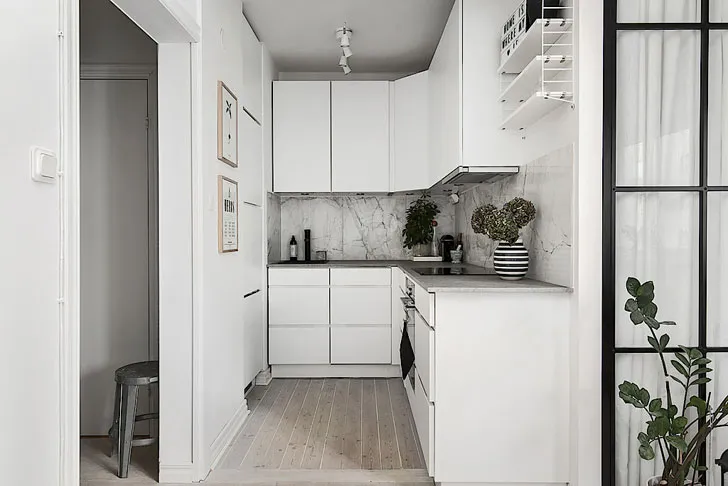 Дизайн малометражки: как сделать отдельную спальню на кухне (37 кв. м) - Gallery image 5