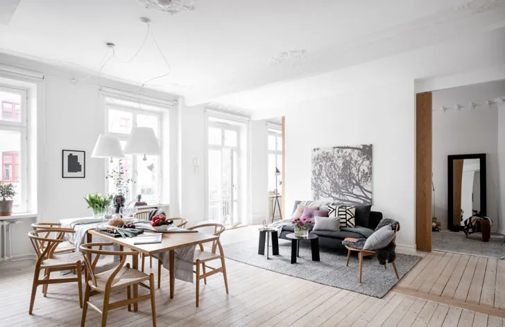 Освещенная светом квартира в Гетеборге (67 кв. м) - Gallery image 1