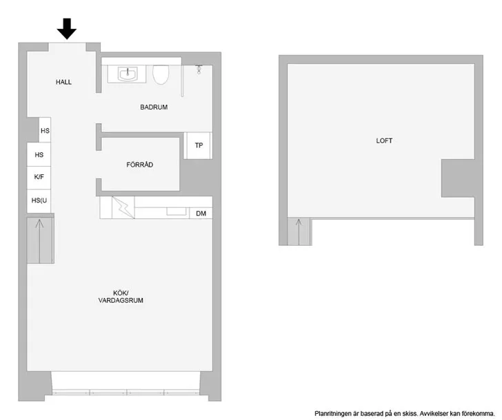 Невеликий чоловічий лофт у Стокгольмі (40 + 19 м²) - Gallery image 15
