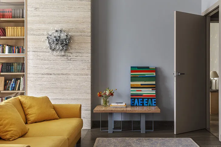 Nowoczesny apartament w niezwykłym kolorystyku w Moskwie - Gallery image 3