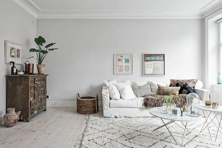 Luftiger Interior mit Vintage-Elementen in Schweden - Gallery image 17