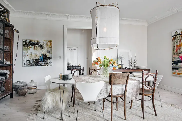 Luftiger Interior mit Vintage-Elementen in Schweden - Gallery image 20