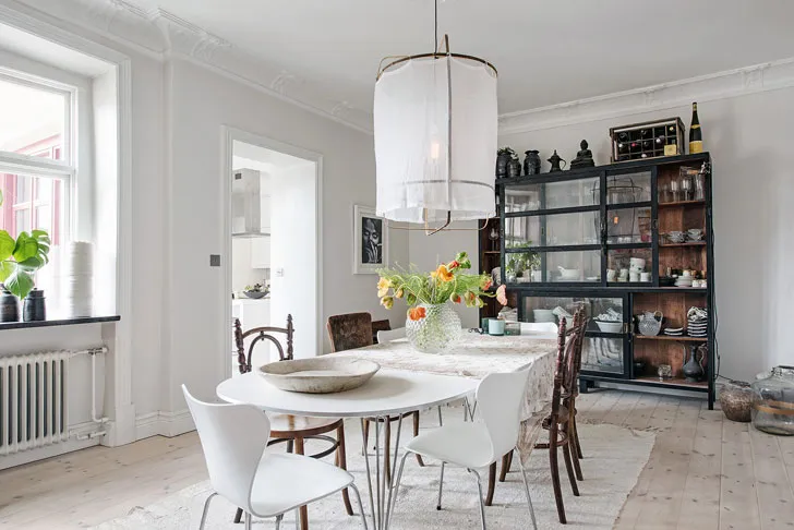 Luftiger Interior mit Vintage-Elementen in Schweden - Gallery image 19