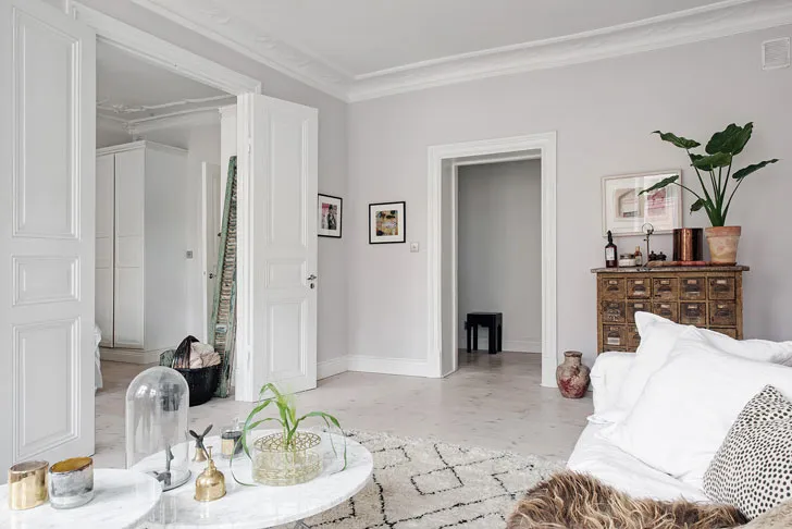 Luftiger Interior mit Vintage-Elementen in Schweden - Gallery image 16