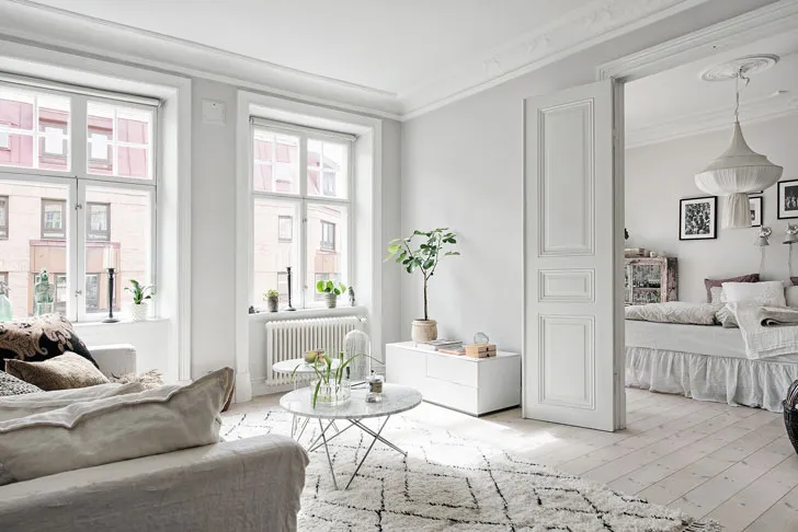 Luftiger Interior mit Vintage-Elementen in Schweden - Gallery image 14