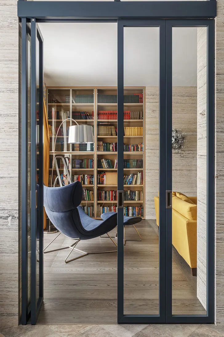 Nowoczesny apartament w niezwykłym kolorystyku w Moskwie - Gallery image 2