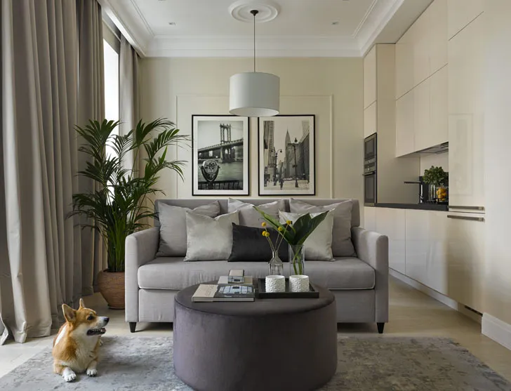 Для себе коханої: квартира молодої дівчини в Москві (54 кв. м) - Gallery image 1