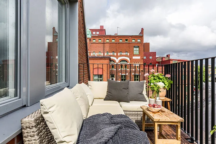 Світла квартира під дахом у Гетеборзі (69 кв. м) - Gallery image 1