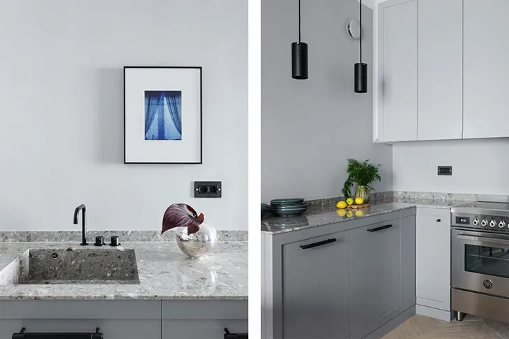 Style moderne petite appartement avec des accents bleus (39 m²) - Gallery image 10