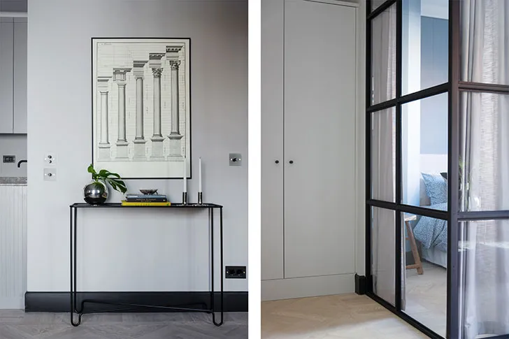 Style moderne petite appartement avec des accents bleus (39 m²) - Gallery image 9