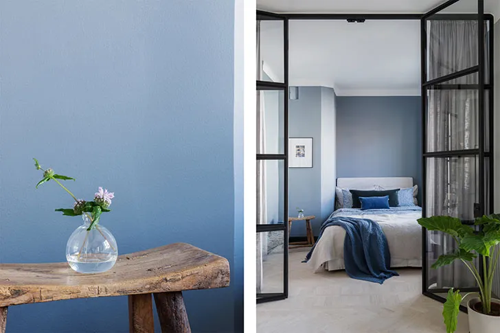 Style moderne petite appartement avec des accents bleus (39 m²) - Gallery image 4