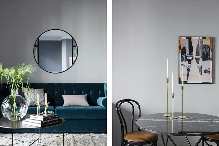 Style moderne petite appartement avec des accents bleus (39 m²) - Gallery image 7