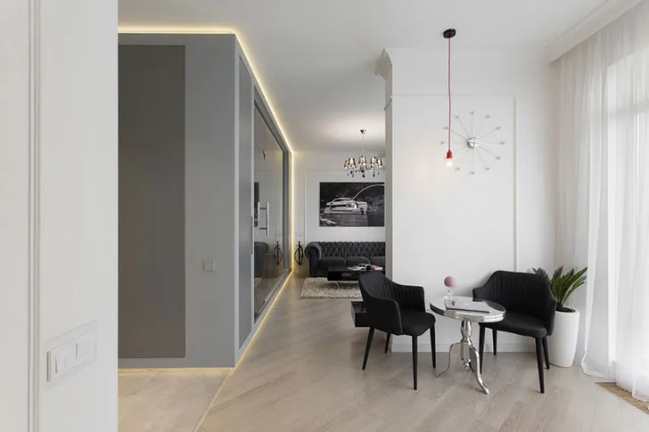 Невелика квартира зі скляним кубом в Одесі (50 м²) - Gallery image 7