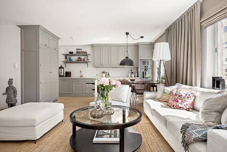 Мякий скандинавський інтер'єр (94 кв.м) - Gallery image 1