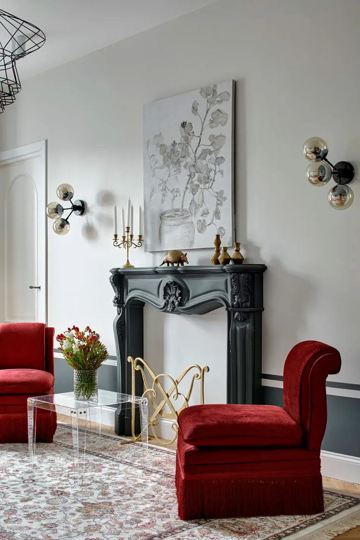 Квартира з чудовиським декором у сталинському будинку в Москві (61 кв. м) - Gallery image 2