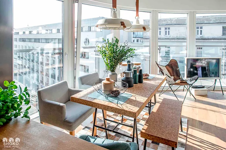 Квартира з панорамними вікнами в Польщі - Gallery image 6