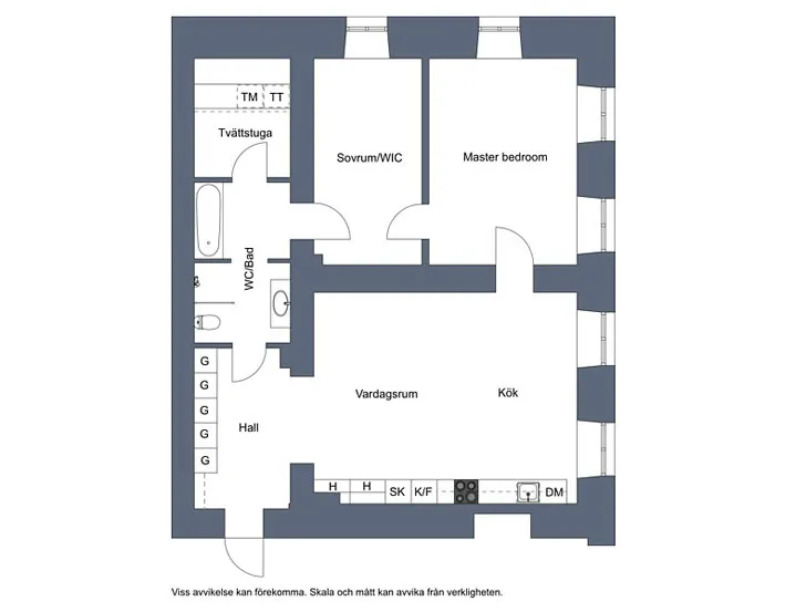 Чорно-білий дизайн завжди в моді: квартира в Стокгольмі (91 кв. м) - Gallery image 15