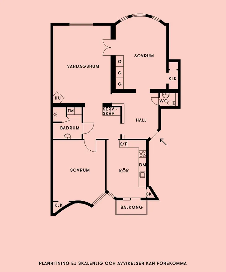 Сучасна квартира в будинку 100-річного дату в Стокгольмі - Gallery image 14