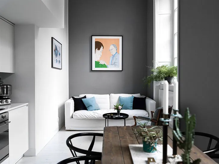 Високі стельни на допомогу: квартира з незвичайним плануванням (60 кв. м) - Gallery image 0