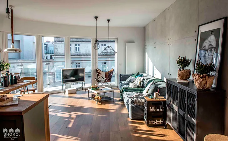 Квартира з панорамними вікнами в Польщі - Gallery image 16