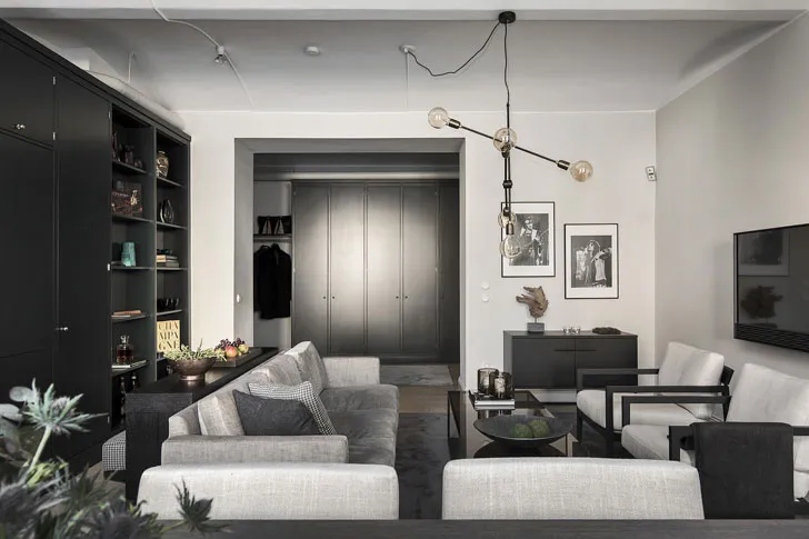 Чорно-білий дизайн завжди в моді: квартира в Стокгольмі (91 кв. м) - Gallery image 8