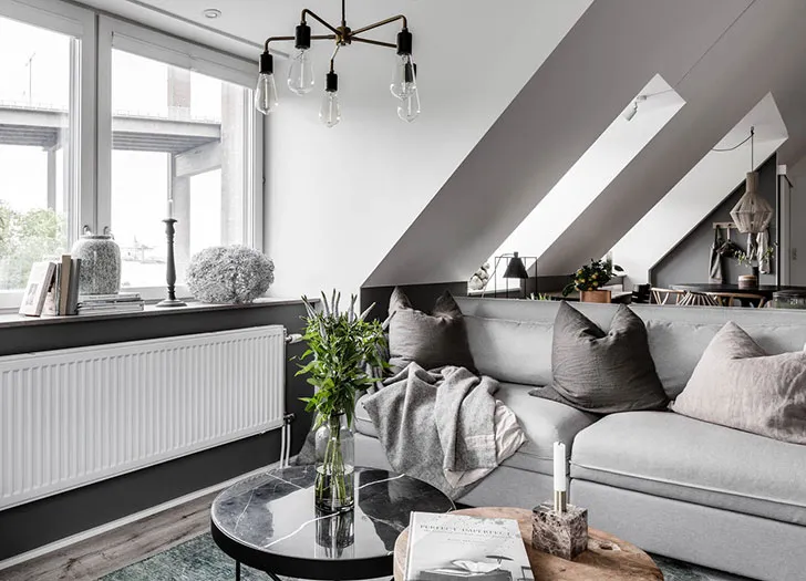 Світла квартира під дахом у Гетеборзі (69 кв. м) - Gallery image 4