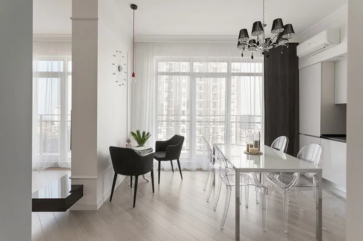 Невелика квартира зі скляним кубом в Одесі (50 м²) - Gallery image 5