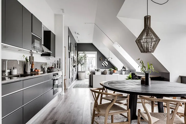 Світла квартира під дахом у Гетеборзі (69 кв. м) - Gallery image 2