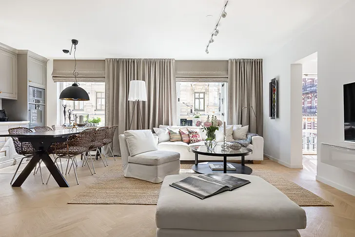 Мякий скандинавський інтер'єр (94 кв.м) - Gallery image 4