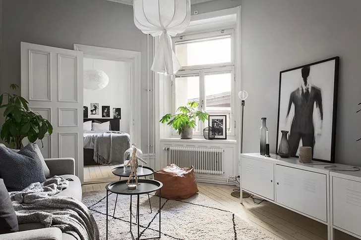 Невелика квартира у сірому (46 м²) - Gallery image 5