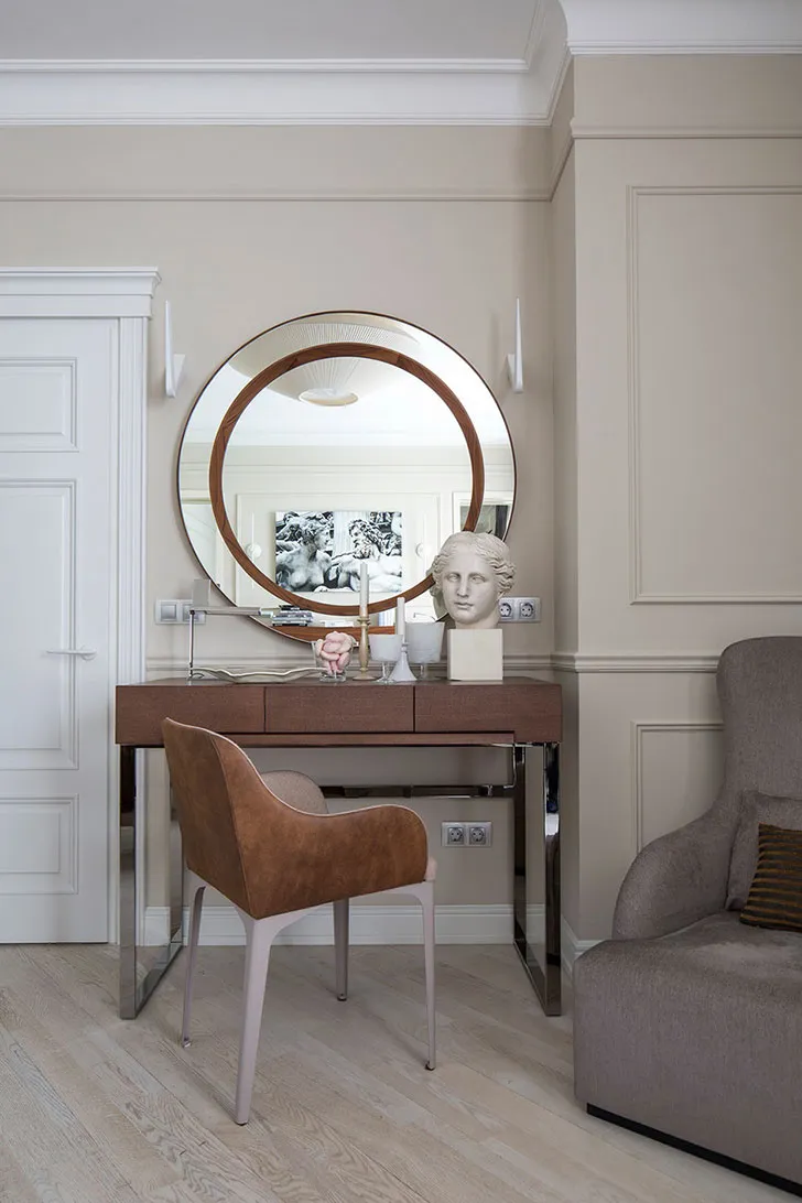 Квартира в спокійних тонам для дівчини в Москві (84 кв. м) - Gallery image 9