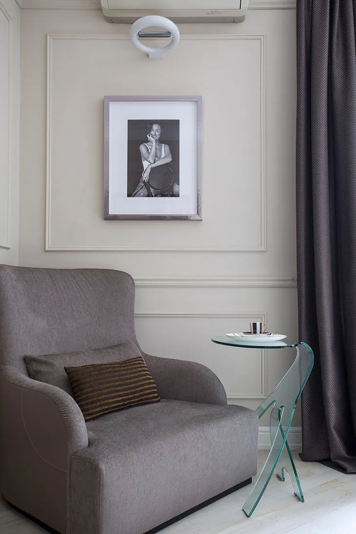 Квартира в спокійних тонам для дівчини в Москві (84 кв. м) - Gallery image 8