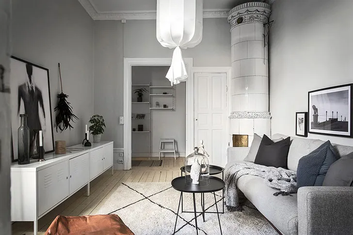 Невелика квартира у сірому (46 м²) - Gallery image 7