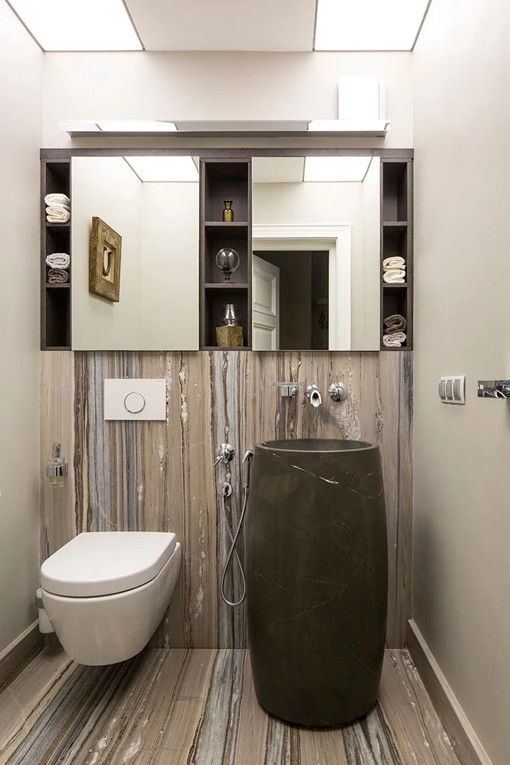 Квартира в спокійних тонам для дівчини в Москві (84 кв. м) - Gallery image 11