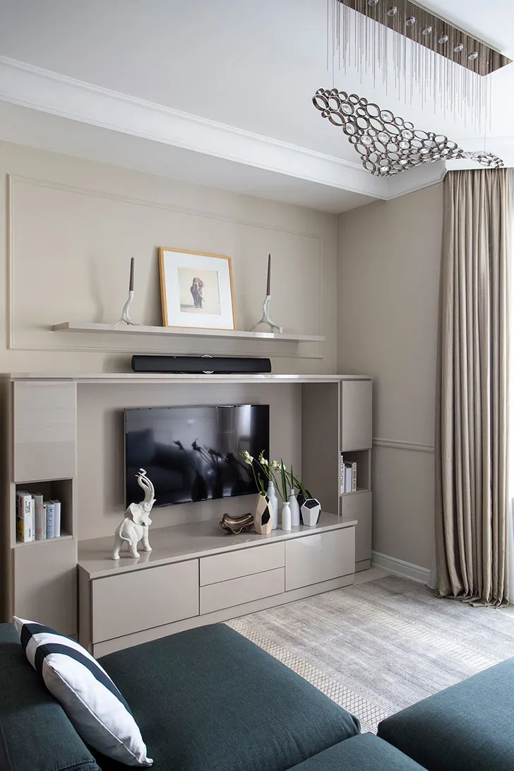 Квартира в спокійних тонам для дівчини в Москві (84 кв. м) - Gallery image 3