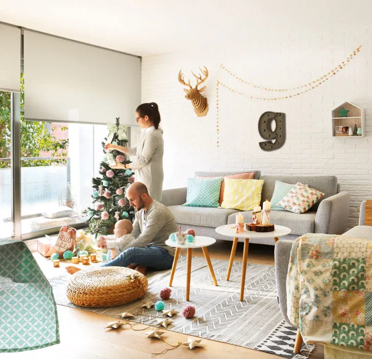 西班牙淡雅色调的温馨家庭室内设计 - Gallery image 1