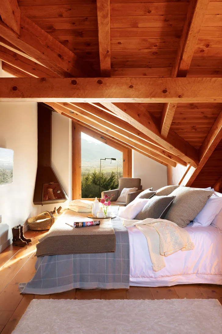 Спальні в дерев'яних будинках, з яких не захочеться вибиратися - Gallery image 8