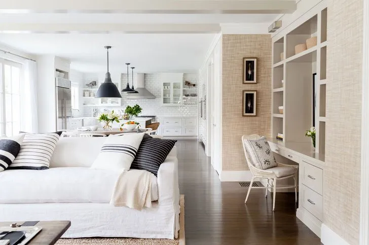 Beautiful Interior of a Family Country House in the USA