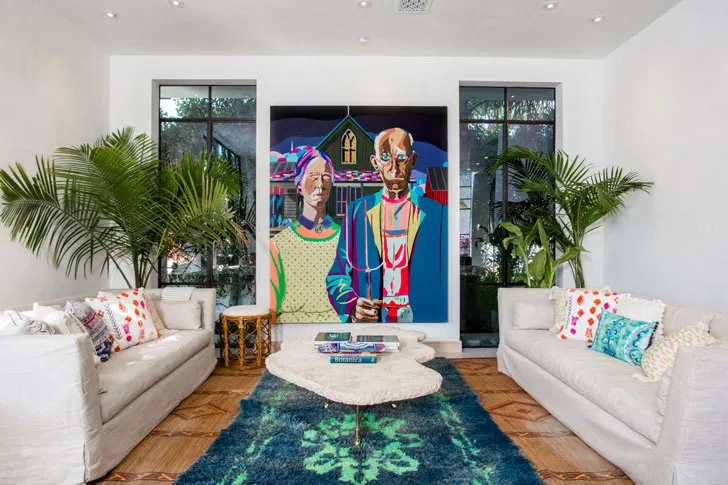 Калифорнийская роскошь в современном загородном доме - 13