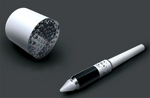 形成图案的模块化LED天花板面板放大图