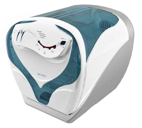 带有便捷操作和现代面板的洗衣机概念