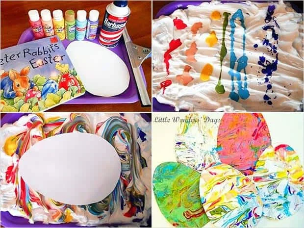 DIY复活节泡沫彩蛋