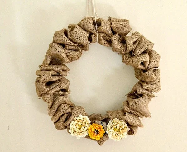 用于秋季装饰的乡村手工制作