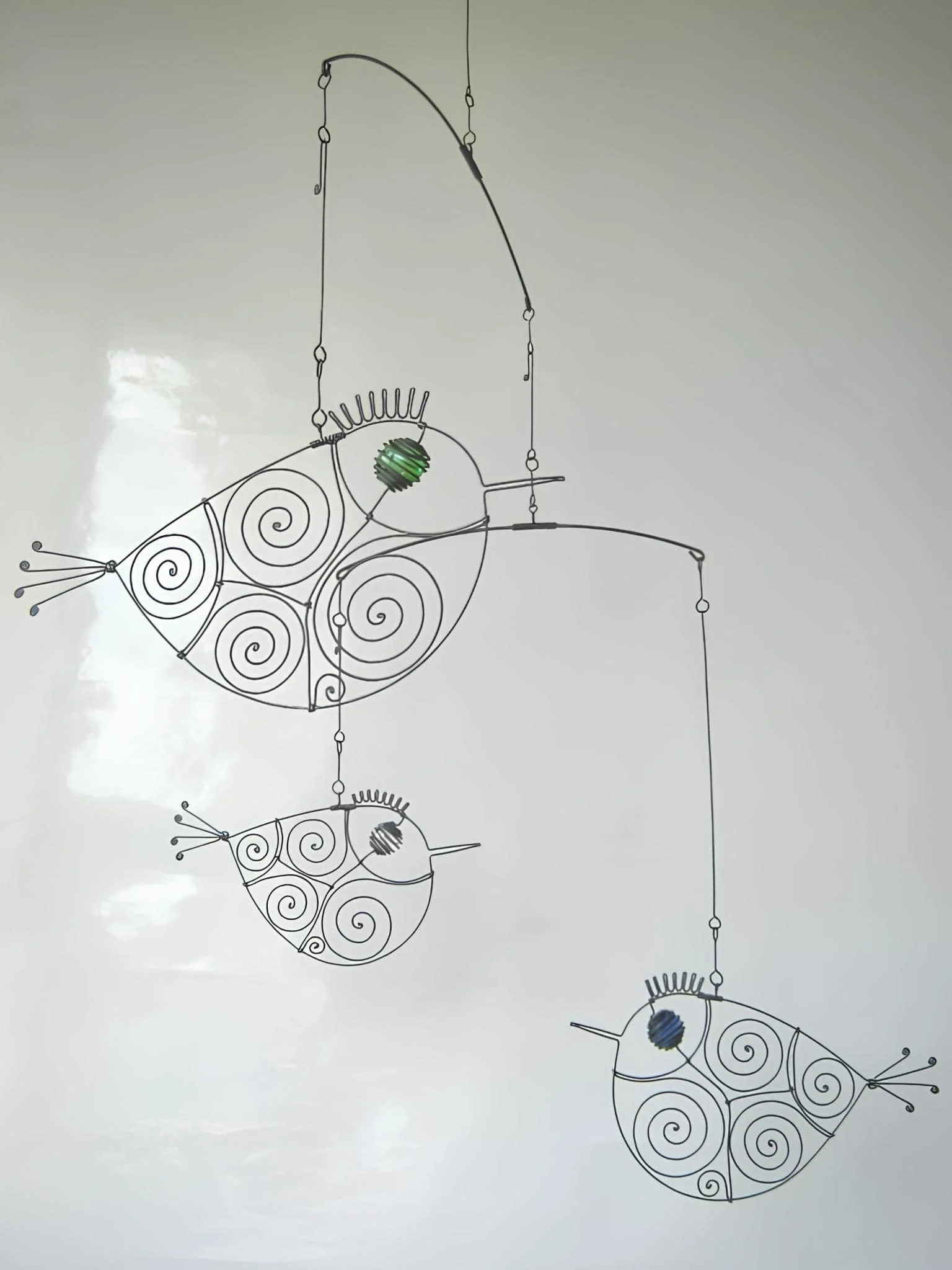 悬挂式螺旋wire鸟